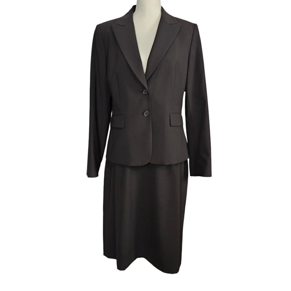 Alex Marie Women's Wool Blend Blazer Pencil Skirt 2 Piece Suit Set